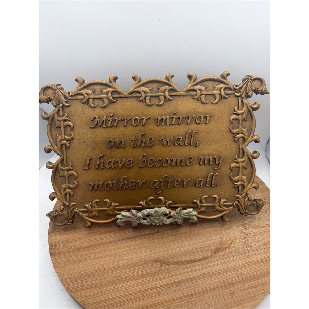 Mirror Mirror On The Wall Plaque 15x11